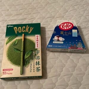 Japanese blueberry cheese cake Kit Kat and Pocky-NIB Make Offer